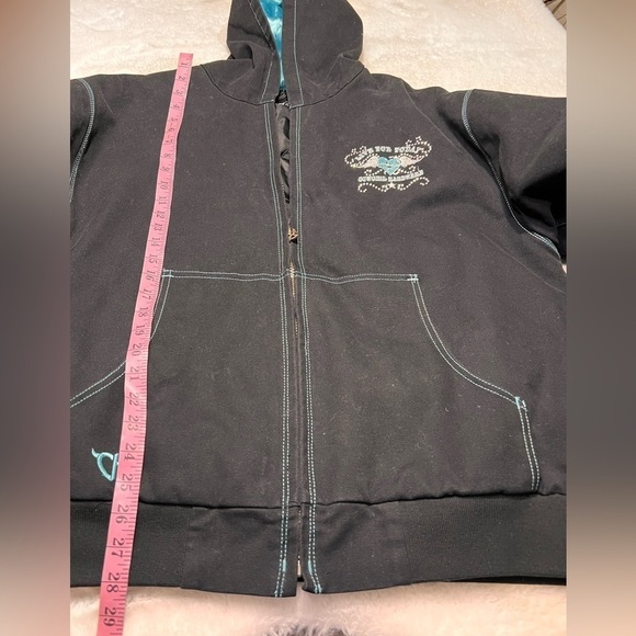 Cowgirl Hardware Live For Today devalued womens coat size XXL - Picture 3 of 12